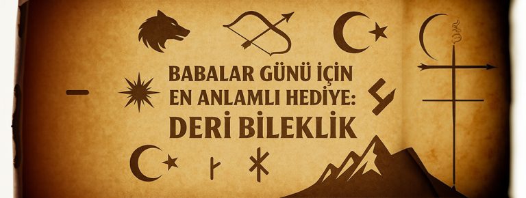 Babalar Günü için hakiki deri bileklik hediyesi