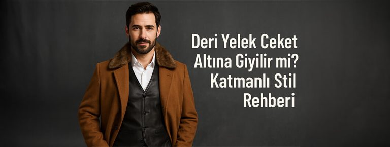Deri yelek ile katmanlı giyim önerileri