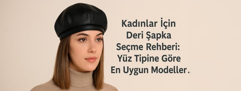 Yüz şekline göre kadın deri şapka seçimi
