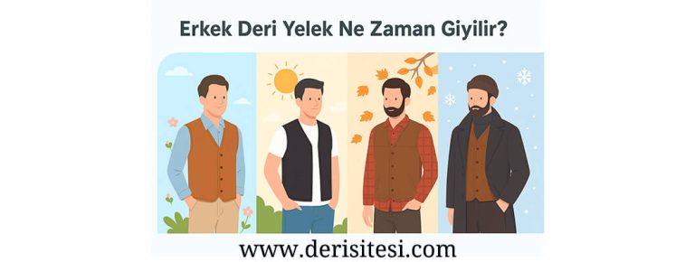Mevsime göre erkek deri yelek kullanım önerileri