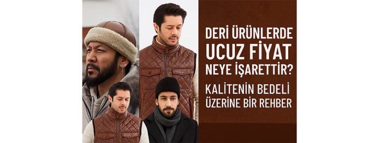 Ucuz deri ürün fiyatının kalite açısından değerlendirilmesi