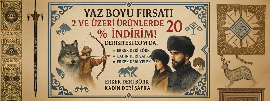 Yaz İndirimi: Deri Şapka, Yelek, Çanta ve Eldivenlerde %20 İndirim | Derisitesi
