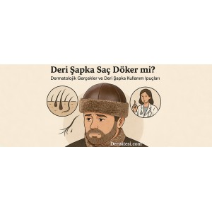 Deri Şapka Saç Döker mi? Dermatolojik Gerçekler ve Deri Şapka Kullanım İpuçları