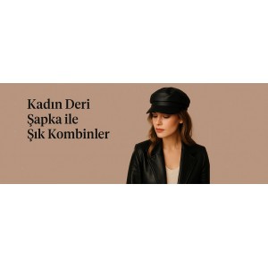 Kadın Deri Şapka Kombin Rehberi | Şık ve Tarz Fikirler
