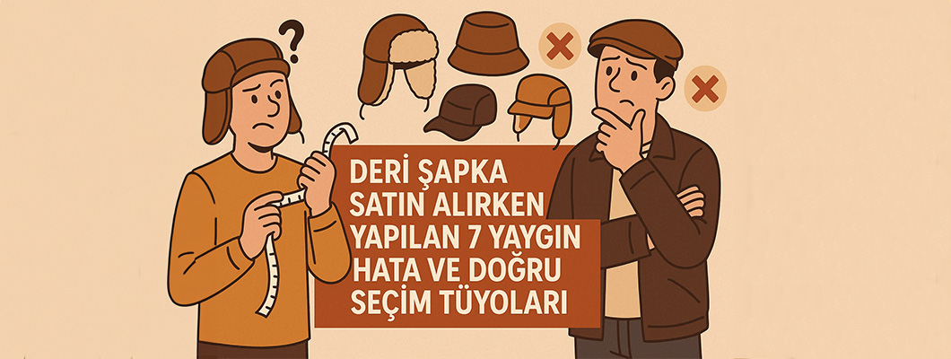 Deri Şapka Satın Alırken Yapılan 7 Yaygın Hata ve Doğru Seçim Tüyoları Deri Şapka Satın Alırken Yapılan 7 Yaygın Hata ve Doğru Seçim Tüyoları