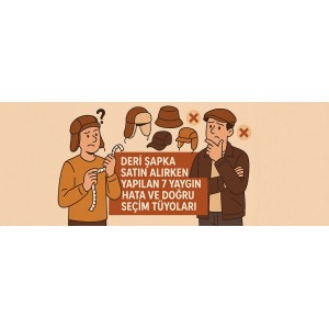 Deri Şapka Satın Alırken Yapılan 7 Yaygın Hata ve Doğru Seçim Tüyoları