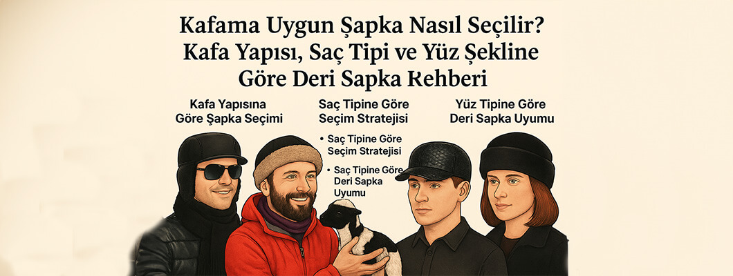 Kafama Uygun Şapka Nasıl Seçilir? Kafa Yapısı, Saç Tipi ve Yüz Şekline Göre Deri Şapka Rehberi Kafama Uygun Şapka Nasıl Seçilir? Kafa Yapısı, Saç Tipi ve Yüz Şekline Göre Deri Şapka Rehberi