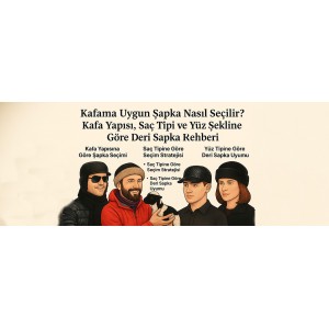 Kafama Uygun Şapka Nasıl Seçilir? Kafa Yapısı, Saç Tipi ve Yüz Şekline Göre Deri Şapka Rehberi