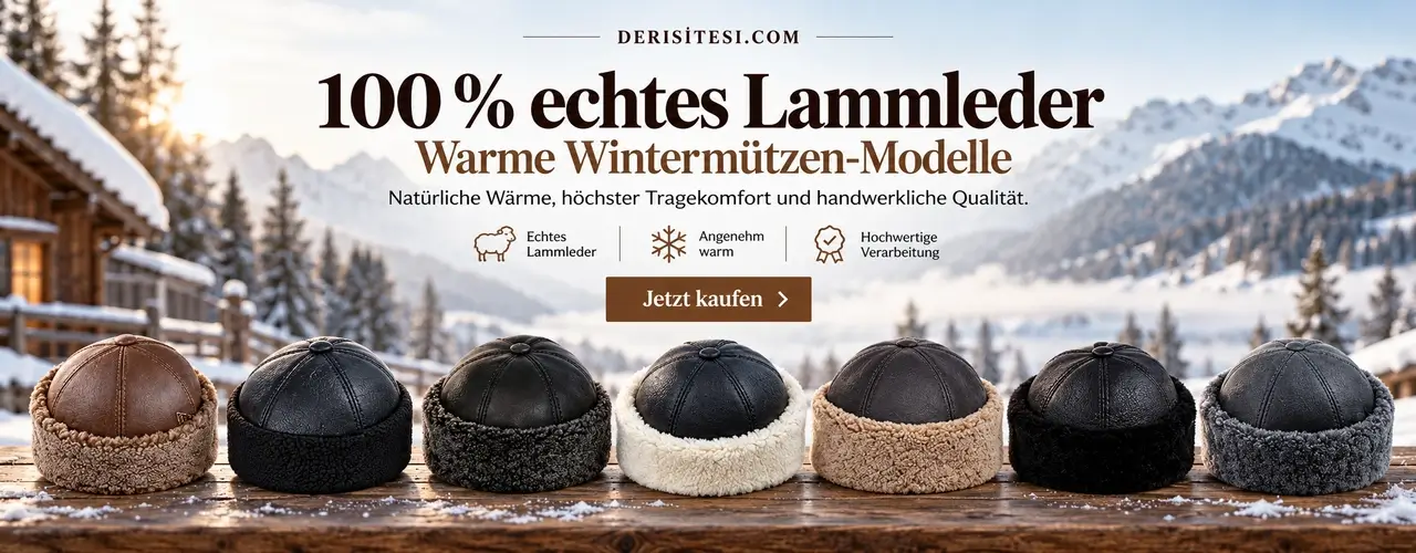 Gefütterte Ledermützen – Beanie-Modelle für den Winter