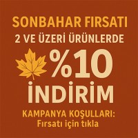 Sonbahara Özel 2 ve Üzeri Ürün Alımlarında %10 İndirim 