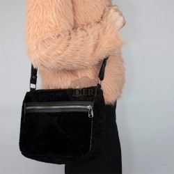 Kadın Siyah Hakiki Deri Omuz Çantası Kadın Siyah Hakiki Deri Omuz Çantası