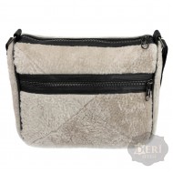 Kadın Bej Rengi Hakiki Deri Omuz Çantası