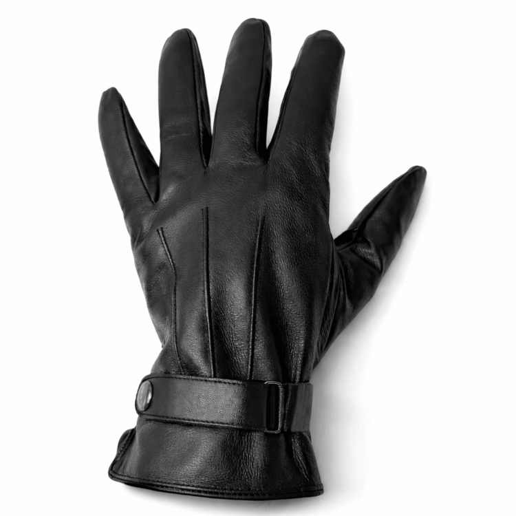 Hakiki Keçi Derisi Sıcak Tutan Miflon Astarlı Erkek Eldiven - Uygun Fiyatlı