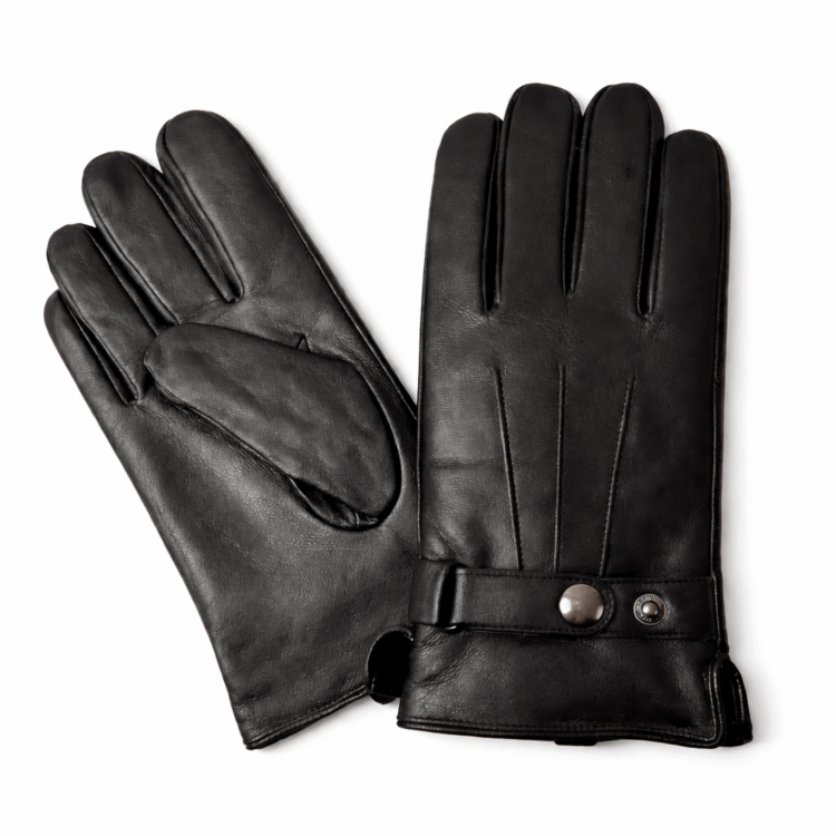 Hakiki Keçi Derisi Sıcak Tutan Miflon Astarlı Erkek Eldiven - Uygun Fiyatlı