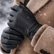 Shearling Lined Genuine Lambskin Men’s Gloves | S–XL