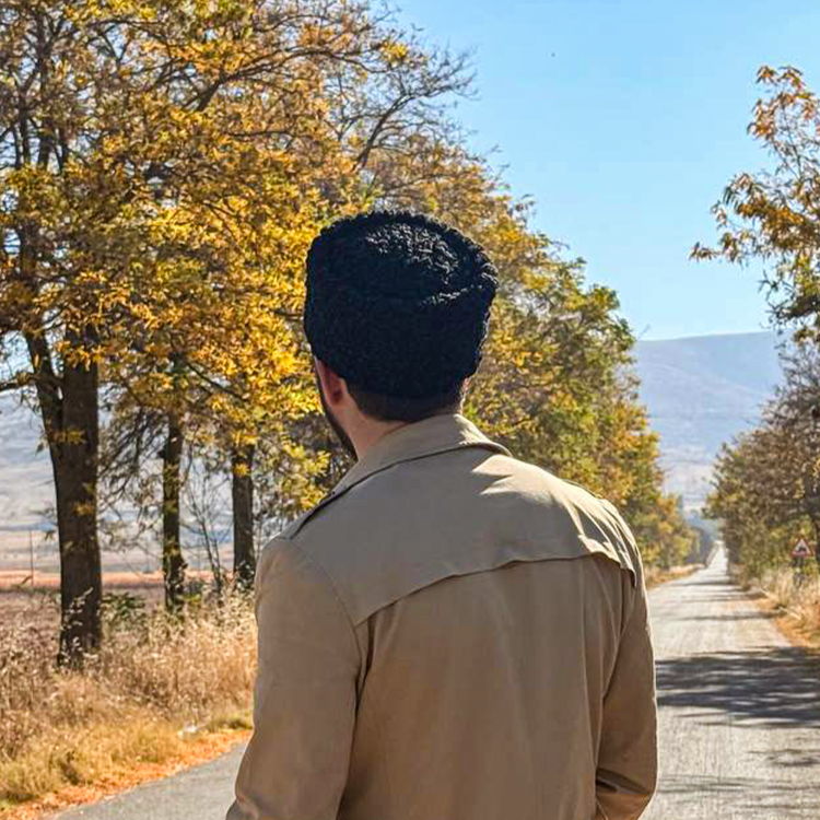 Karakulli Kafkas Kalpağı Deri Papak