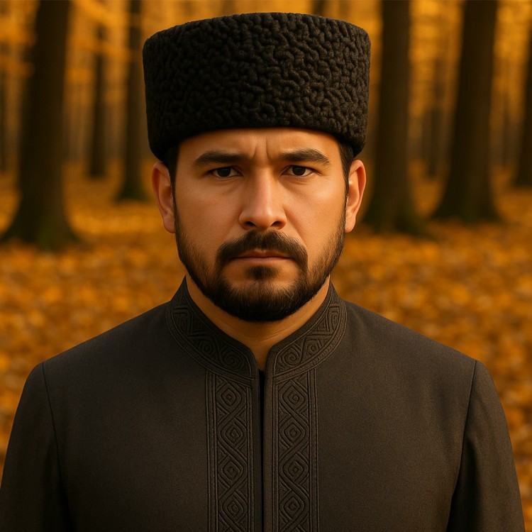Karakulli Kafkas Kalpağı Deri Papak