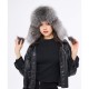 Stil Sahibi Kış: %100 Hakiki Boz Tilki Kürklü Ushanka Kadın Deri Şapka - Derisitesi