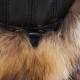 Derisitesi Quality: Women's Leather Hat with Raccoon Fur Derisitesi Quality: Women's Leather Hat with Raccoon Fur