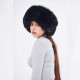 Black Fox Fur Hat | Women | Horseback Riding, Skiing | Derisitesi Black Fox Fur Hat | Women | Horseback Riding, Skiing | Derisitesi