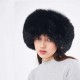 Black Fox Fur Hat | Women | Horseback Riding, Skiing | Derisitesi Black Fox Fur Hat | Women | Horseback Riding, Skiing | Derisitesi