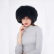Black Fox Fur Hat | Women | Horseback Riding, Skiing | Derisitesi Black Fox Fur Hat | Women | Horseback Riding, Skiing | Derisitesi