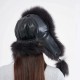 Russian Trapper Winter Fur Ushanka Hat for Women - Brown Shearling Sheepskin Russian Trapper Winter Fur Ushanka Hat for Women - Brown Shearling Sheepskin