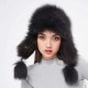 Russian Trapper Winter Fur Ushanka Hat for Women - Brown Shearling Sheepskin Russian Trapper Winter Fur Ushanka Hat for Women - Brown Shearling Sheepskin