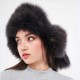 Russian Trapper Winter Fur Ushanka Hat for Women - Brown Shearling Sheepskin Russian Trapper Winter Fur Ushanka Hat for Women - Brown Shearling Sheepskin