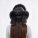 Russian Trapper Winter Fur Ushanka Hat for Women - Brown Shearling Sheepskin Russian Trapper Winter Fur Ushanka Hat for Women - Brown Shearling Sheepskin
