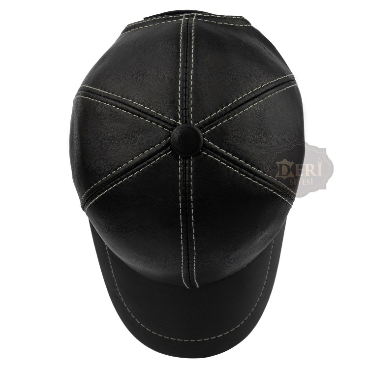 Genuine Lamb Leather Baseball Cap | Unisex | High-Quality Materials