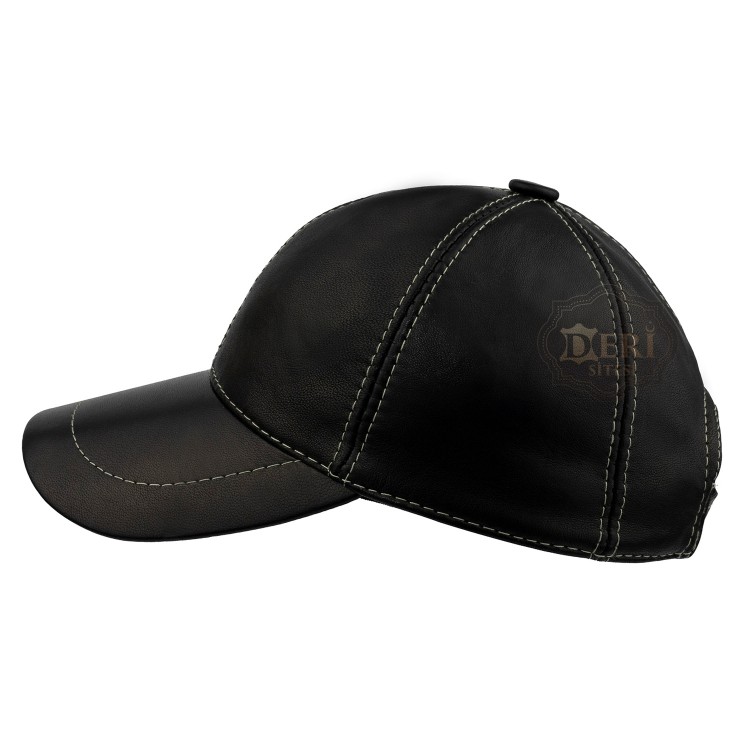 Genuine Lamb Leather Baseball Cap | Unisex | High-Quality Materials