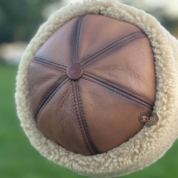 Yaban Deri Börk - El İşçiliğiyle Üretilmiş Hakiki Deri Şapka Yaban Deri Börk - El İşçiliğiyle Üretilmiş Hakiki Deri Şapka