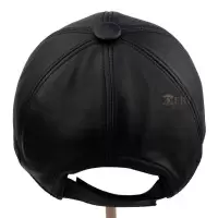 Men's Lambskin Leather Baseball Cap | Adjustable Fit