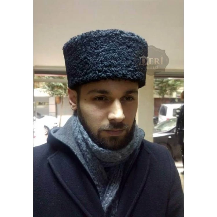 Kafkas Kalpağı Deri Şapka 