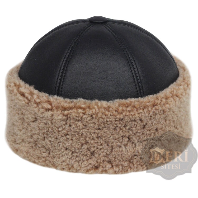 Handmade Men's Winter Fur Hat - Premium Shearling Sheepskin Handmade Men's Winter Fur Hat - Premium Shearling Sheepskin
