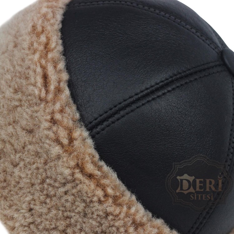 Handmade Men's Winter Fur Hat - Premium Shearling Sheepskin Handmade Men's Winter Fur Hat - Premium Shearling Sheepskin