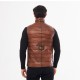 Men's Brown Leather Sports Vest: Top-Tier Quality & Style Men's Brown Leather Sports Vest: Top-Tier Quality & Style