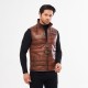 Men's Brown Leather Sports Vest: Top-Tier Quality & Style Men's Brown Leather Sports Vest: Top-Tier Quality & Style