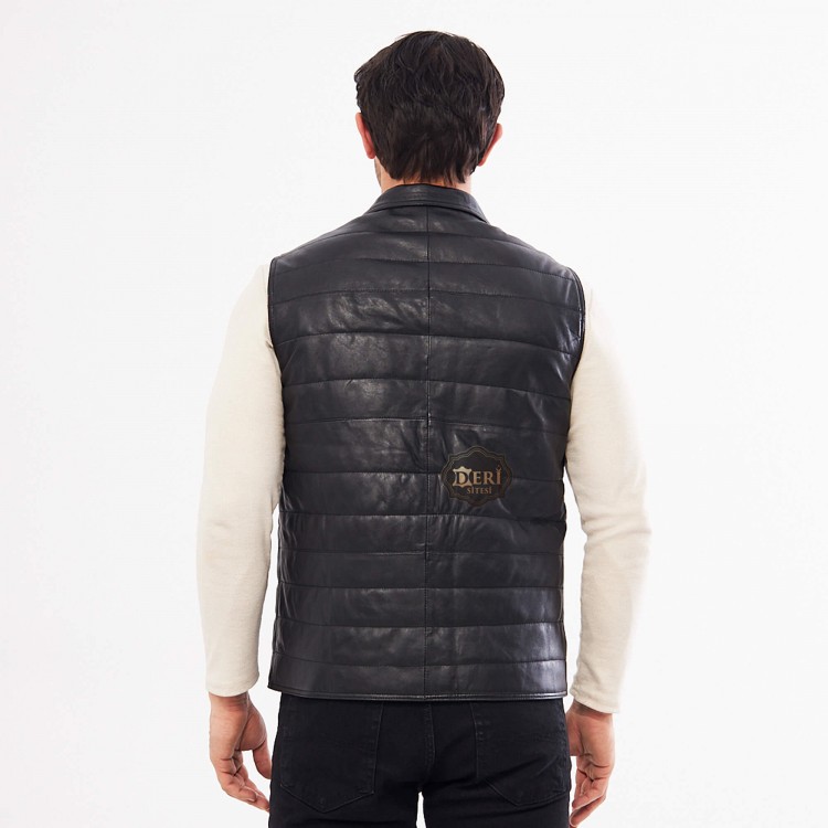 2024's Trendiest Leather Vest: Black Sports Leather Vest 2024's Trendiest Leather Vest: Black Sports Leather Vest