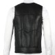 Genuine Lambskin Shearling Lined Men’s Leather Vest Men’s leather vest made from genuine lambskin with real shearling lining, zippered front, winter wear