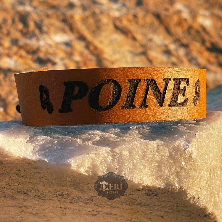 Hediyelik Kişiye Özel Deri Bileklik