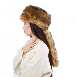 Kurt Kürk Desenli Kadın Deri Börk | Hayvan Dostu ve Sıcacık Kış Modası Deri Şapka Kurt Kürk Desenli Kadın Deri Börk | Hayvan Dostu ve Sıcacık Kış Modası Deri Şapka