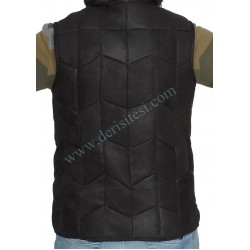 Genuine Sheepskin Fur-Lined Men's Leather Vest - New Season Collection