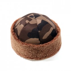 Premium Waterproof Hunter's Cap - Real Fur Lining for Outdoor Adventures Premium Waterproof Hunter's Cap - Real Fur Lining for Outdoor Adventures