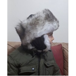 Turkish Kid Leather Börk | 100% Genuine Leather & Fur