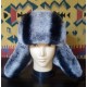 Aybike Gri Tavşan Kürklü Ushanka Kadın Deri Şapka - Derisitesi Gri tavşan kürklü, hakiki deri kadın ushanka şapka.