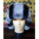 Aybike Gri Tavşan Kürklü Ushanka Kadın Deri Şapka - Derisitesi Gri tavşan kürklü, hakiki deri kadın ushanka şapka.