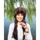 Asena Kurt Tüyü Desenli Kadın Deri Börk, Şapka Modelimiz - BŞ153