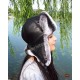 Aybike Gri Tavşan Kürklü Ushanka Kadın Deri Şapka - Derisitesi Gri tavşan kürklü, hakiki deri kadın ushanka şapka.